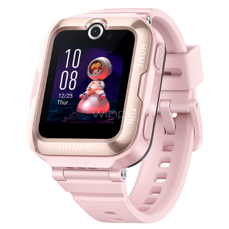 SmartWatch Huawei Watch Kids 4 Pro (5 MP, Videollamadas, GPS, Rosado)