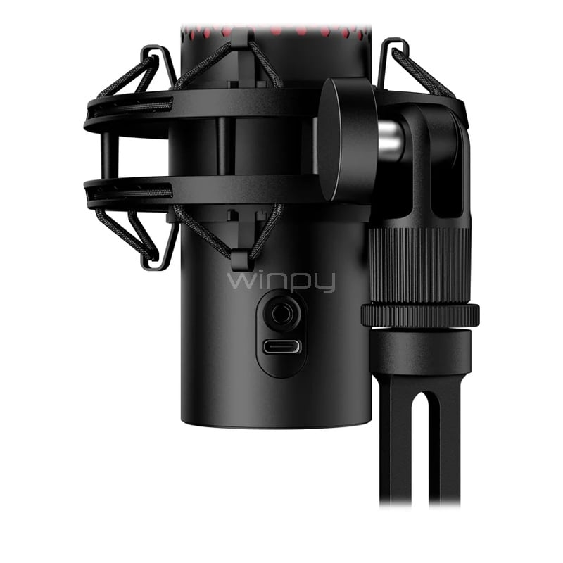 Micrófono HyperX QuadCast 2 (USB, Cardioide, Negro)