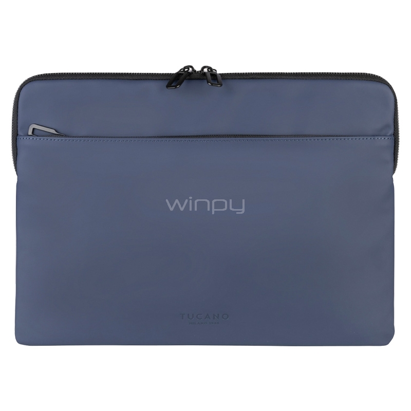 Funda Tucano Gommo para Notebooks de 14“ (Doble zipper, Blue)