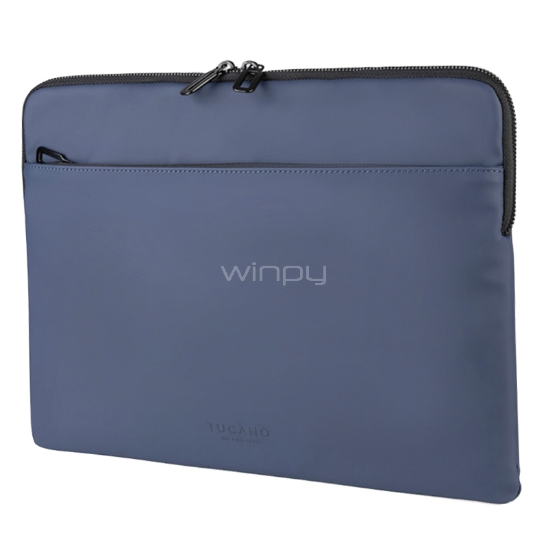 Funda Tucano Gommo para Notebooks de 14“ (Doble zipper, Blue)