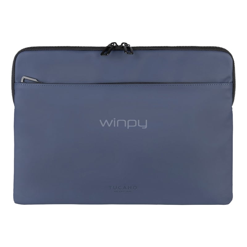 Funda Tucano Gommo para Notebooks de 15.6“ (Impermeable, Doble zipper, Azul)