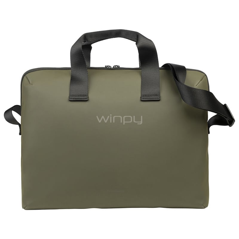 Bolso Tucano Gommo para Notebooks de 15.6“ (Correa Ajustable, Verde Militar)