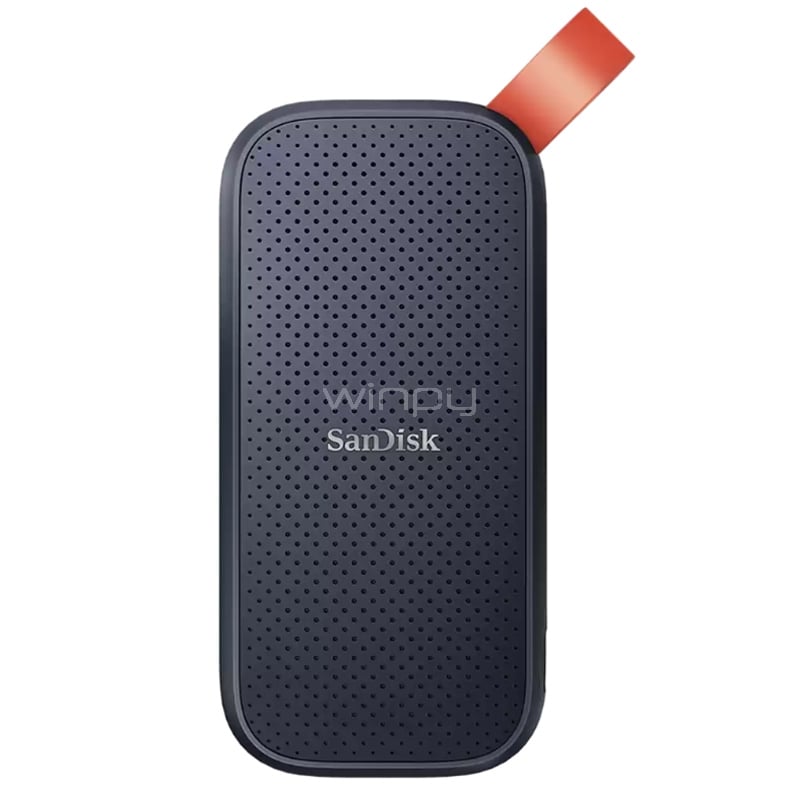 Disco Externo SSD Sandisk de 2TB (USB-C, hasta 800 MB/s, Negro)