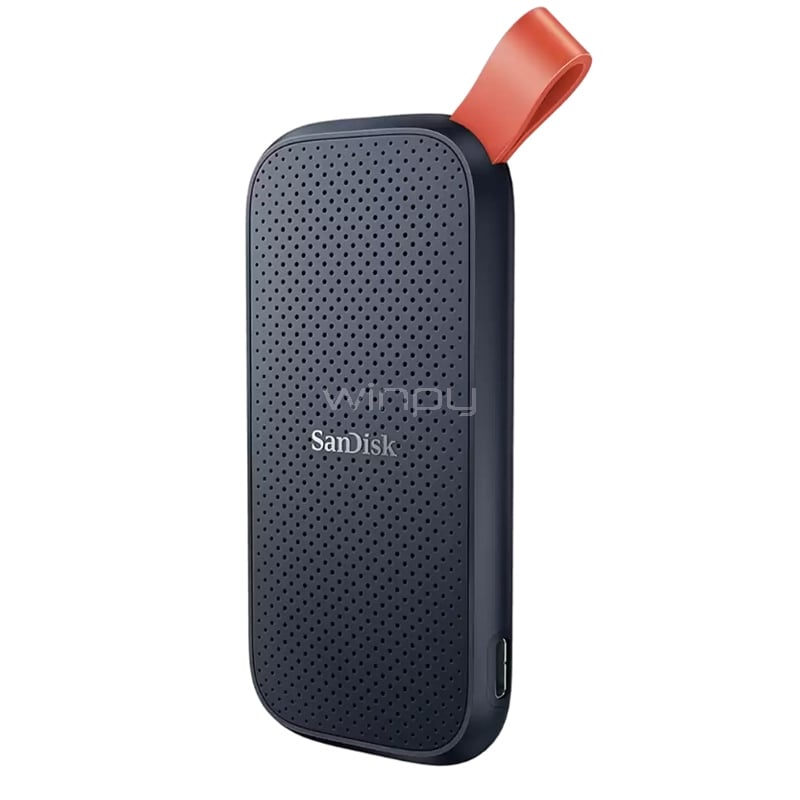 Disco Externo SSD Sandisk de 2TB (USB-C, hasta 800 MB/s, Negro)