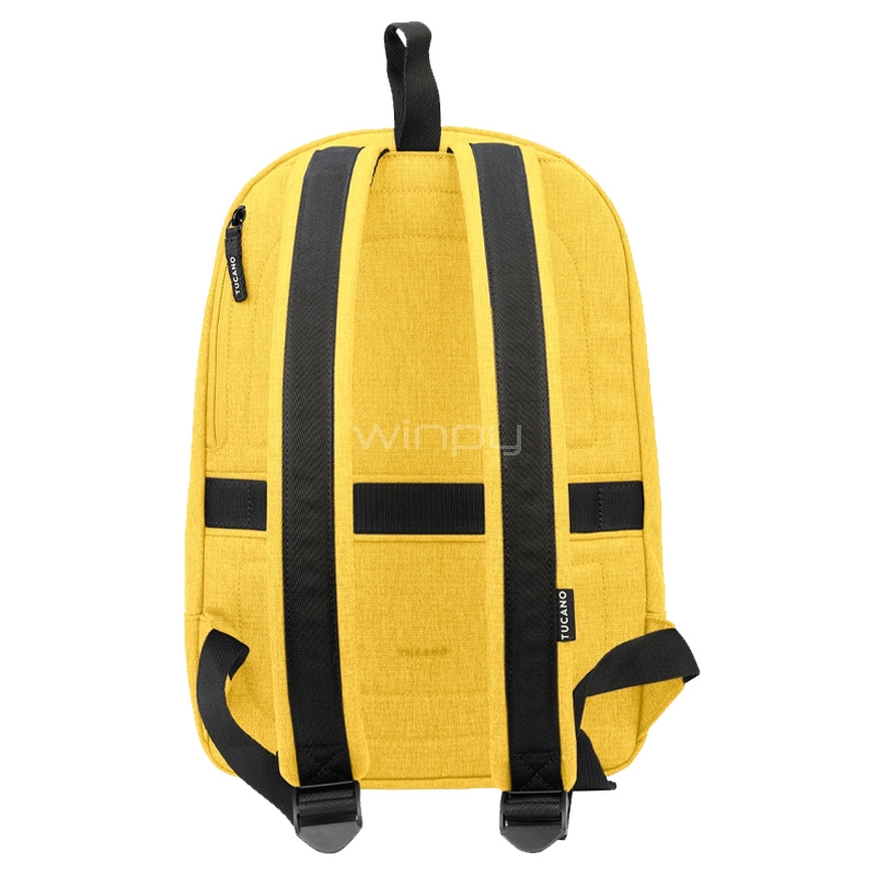 Mochila Tucano Ted para Notebooks de 14“ (Material Reciclado, Amarillo)