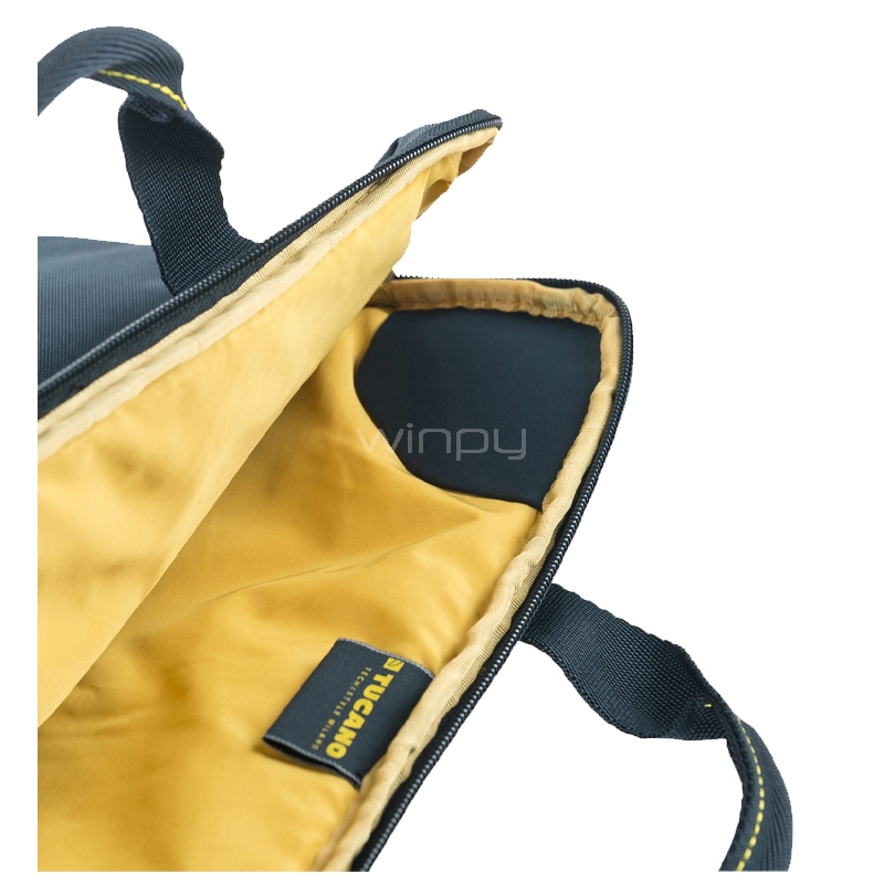 Bolso Tucano Smilza para Notebooks de 14“ (Interior Acolchado, Super Slim, Azul)