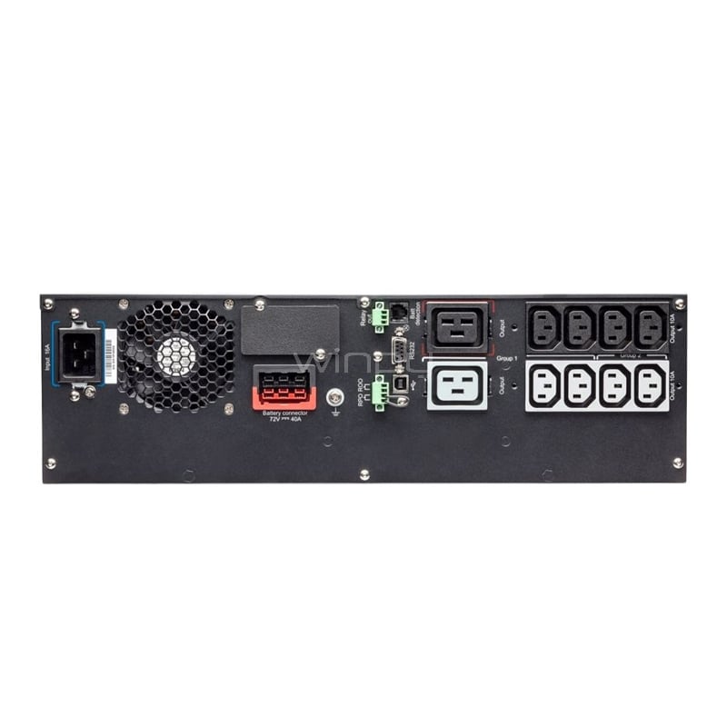 UPS EATON 9PX Online (2.2 kVA/ 2.2 kW, 230V, 8 salidas C13, 2 salidas C19, Rack 3U)