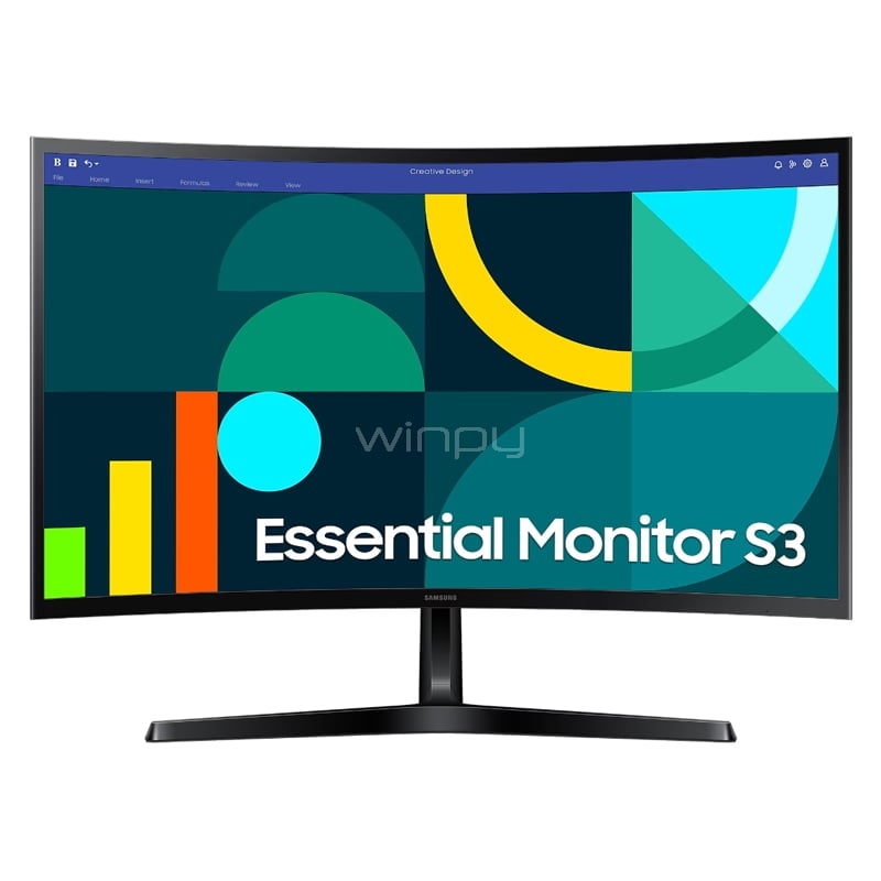 Monitor Samsung S36GD de 27“ Curvo (VA, Full HD, 100Hz, HDMI, Vesa)