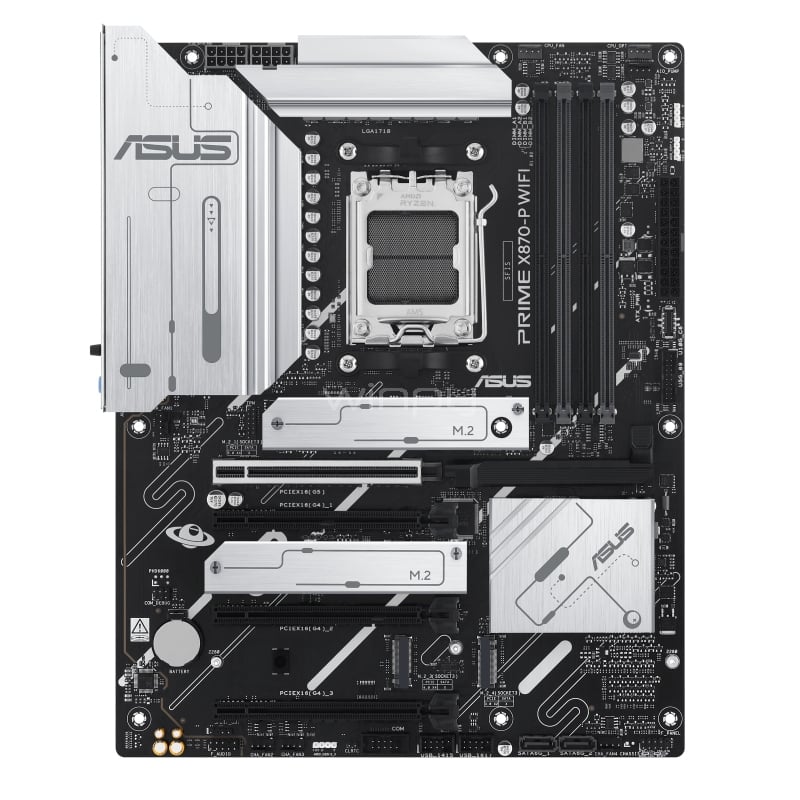Placa Madre ASUS PRIME X870-P WIFI (AM5, DDR5 8000+MHz, M.2 x4, ATX)