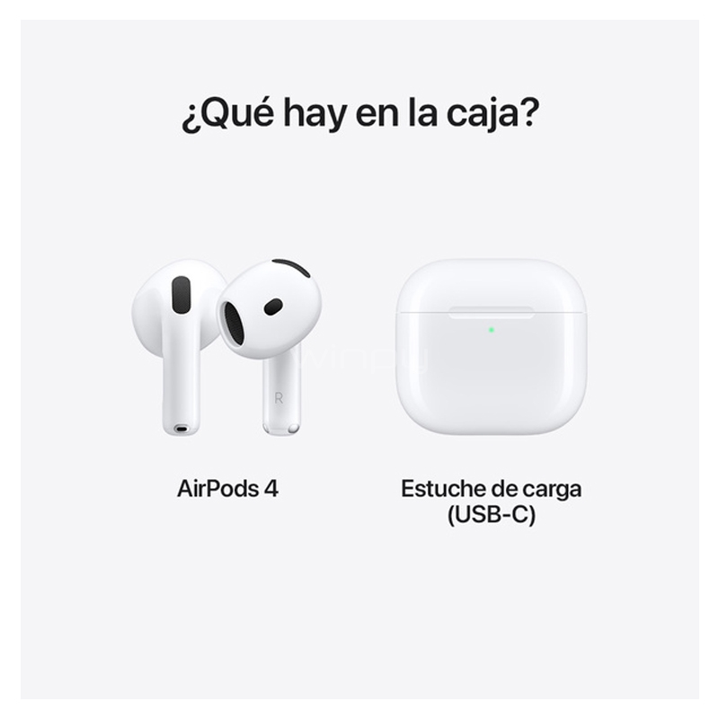 Apple AirPods de 4ta generación - MXP63AM/A - Winpy.cl