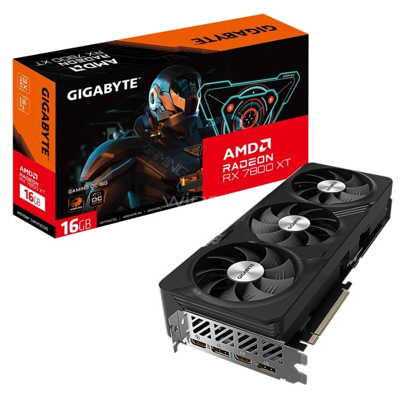 Tarjeta gráfica Gigabyte Radeon RX 7800 XT GAMING OC de 16GB GDDR6