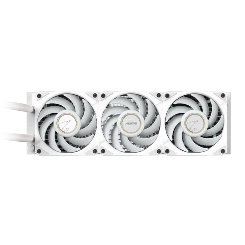 Refrigeración Líquida Gigabyte AORUS WATERFORCE X II 360 ICE (LGA1851/AM5, 120mm x3 ARGB, 2.400rpm, Blanco)