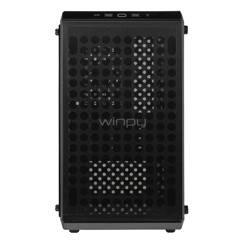 Gabinete Gamer Cooler Master Q300L V2 Black (MicroATX, Ventilador x1, Vidrio Templado)