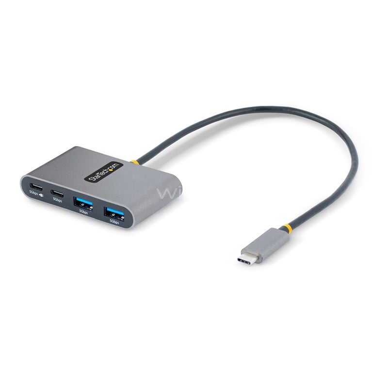 Adaptador Multipuerto HUB StarTech USB-C (USB-A, USB-C 5Gbps, PD 100W)