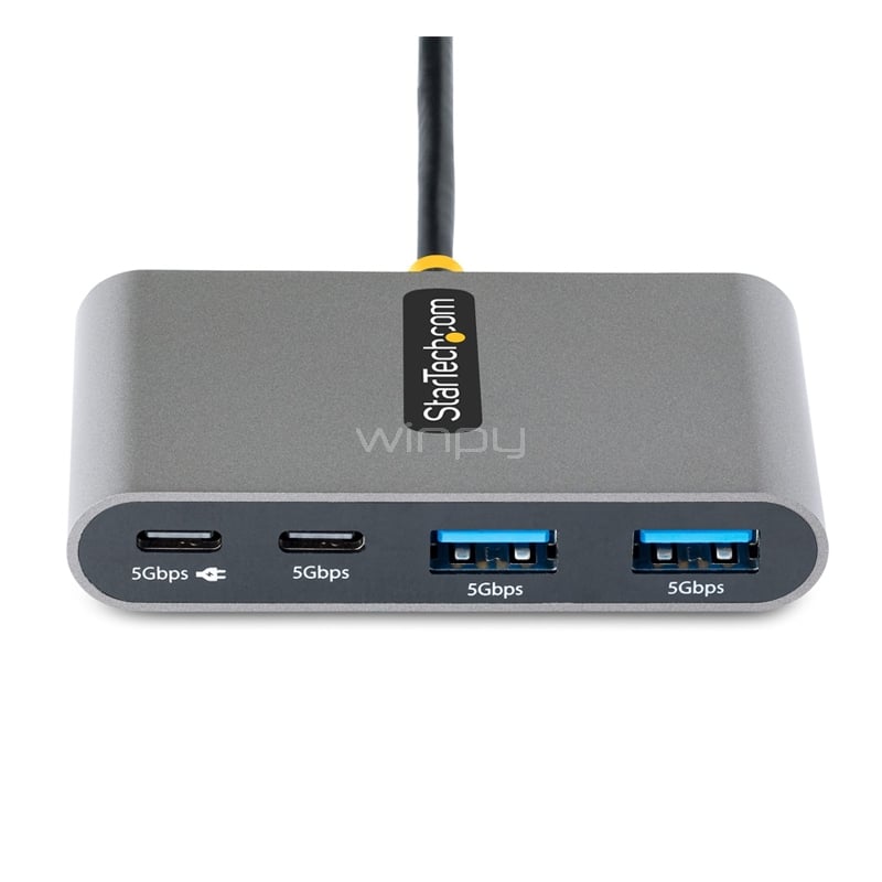 Adaptador Multipuerto HUB StarTech USB-C (USB-A, USB-C 5Gbps, PD 100W)