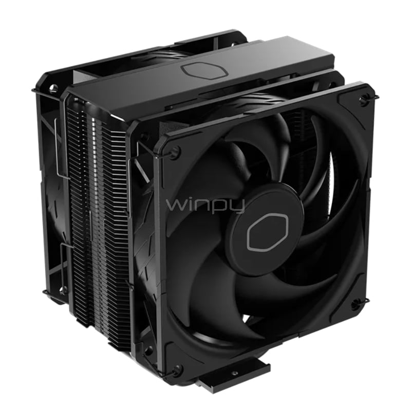 Disipador Cooler Master Hyper 212 Black X Duo (LGA1851/AM5, 120mm, 2500rpm, Negro)