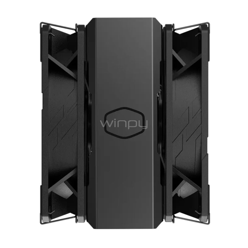 Disipador Cooler Master Hyper 212 Black X Duo (LGA1851/AM5, 120mm, 2500rpm, Negro)