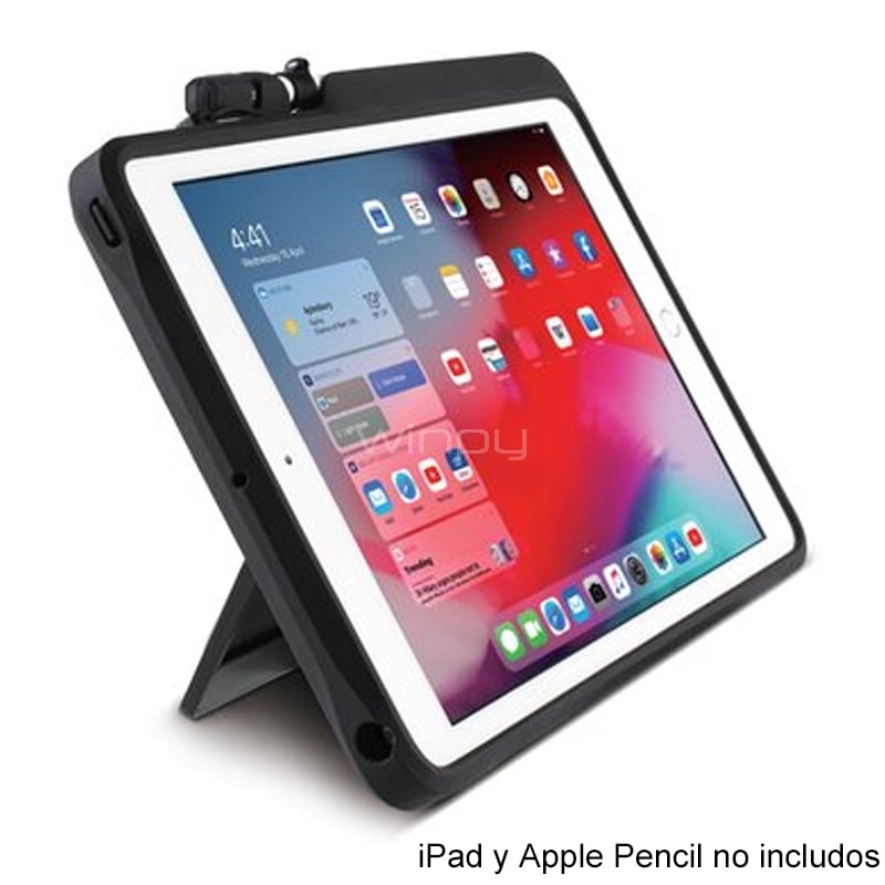 Funda Kensington Blackbelt Rugged para Ipad 10.2“ (Negro)