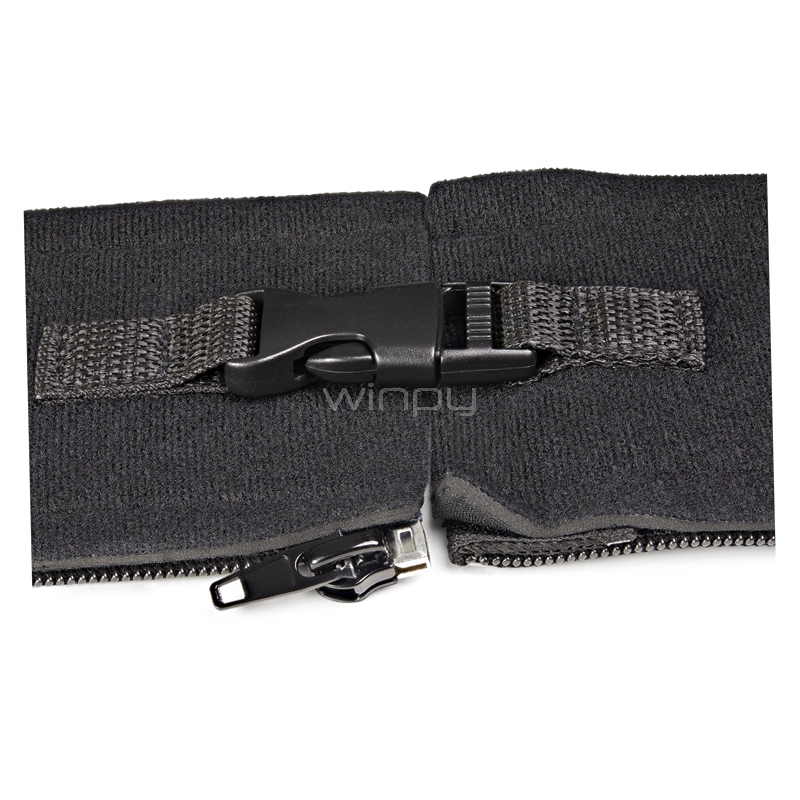 Manga Organizadora de Cables StarTech de 1m (Neopreno, Flexible, Negro)
