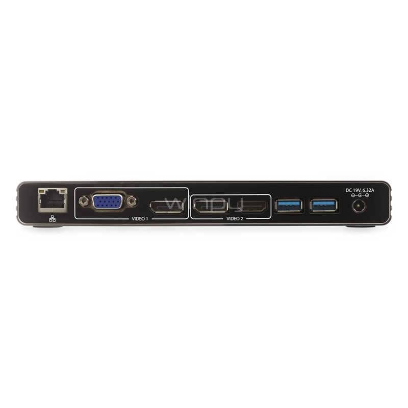 Estación de Acoplamiento StarTech USB-C (USB 3.0 5Gbps, DisplayPort, HDMI, VGA, Ethernet, PD 85W)