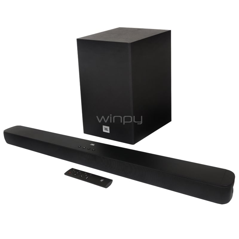 SoundBar JBL Cinema SB180 de 110W RMS (Bluetooth, USB, HDMI, Negro)