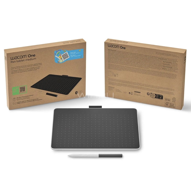 Tableta Digitalizadora Wacom One M (Bluetooth, Lápiz, USB)