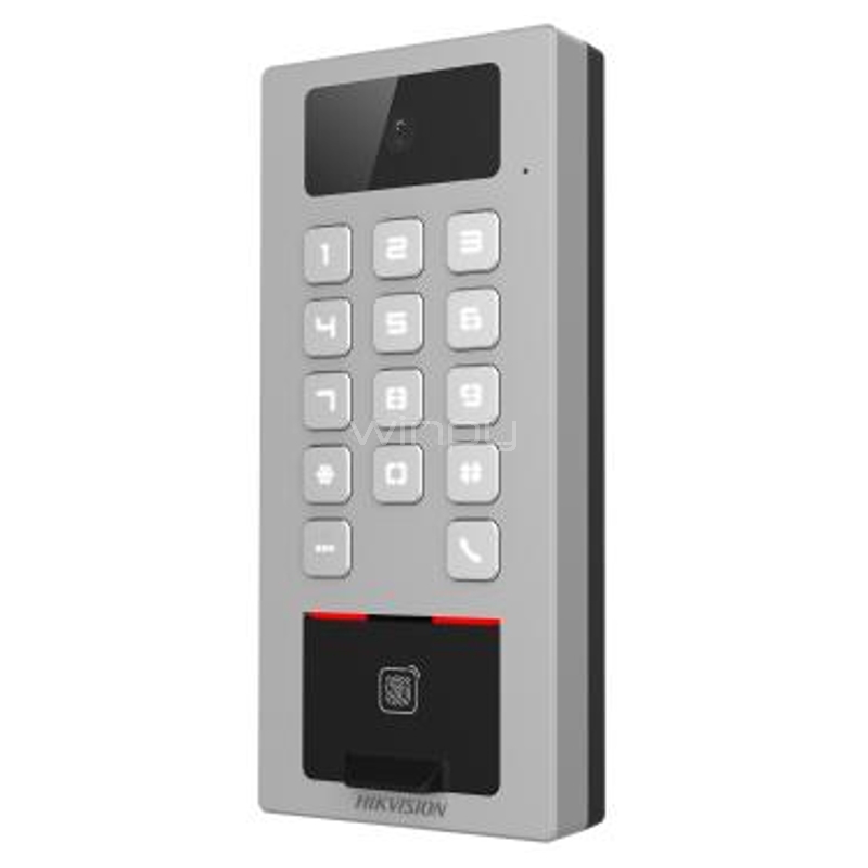 Terminal de Acceso Hikvision (Lector de Huella/ Tarjeta, IP65/ IK09)