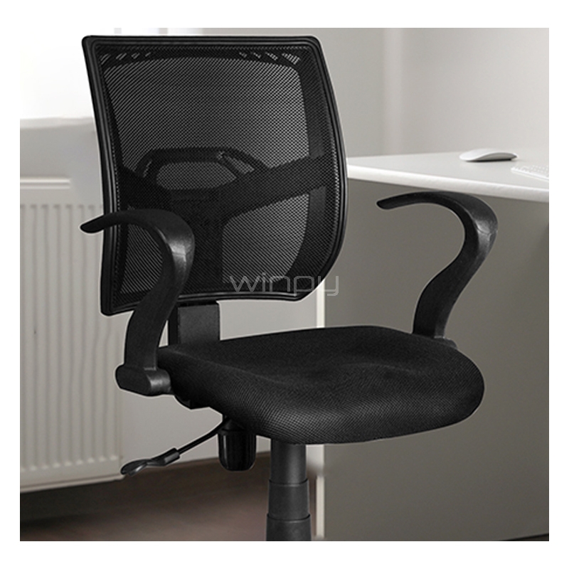 Silla de Oficina Xtech Stuttgart (Hasta 100 kg, Malla Transpirable, Negro)