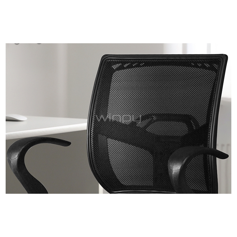 Silla de Oficina Xtech Stuttgart (Hasta 100 kg, Malla Transpirable, Negro)