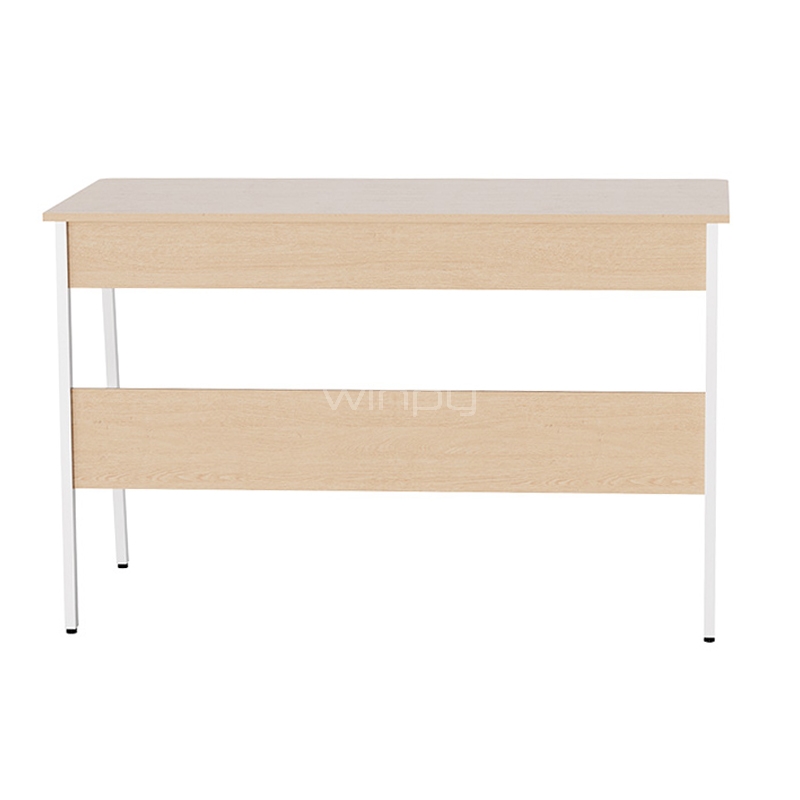 Escritorio con Gaveta y Estante Xtech (120 x 60 x 76 cm, Hasta 40 kg, Roble y Blanco)