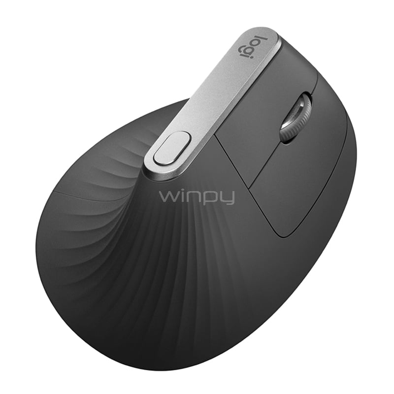 Mouse Inalámbrico Logitech MX Vertical (Bluetooth/Dongle USB, 4.000dpi, Grafito)