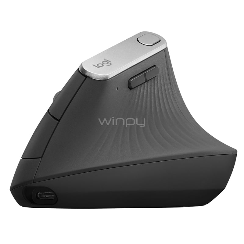 Mouse Inalámbrico Logitech MX Vertical (Bluetooth/Dongle USB, 4.000dpi, Grafito)