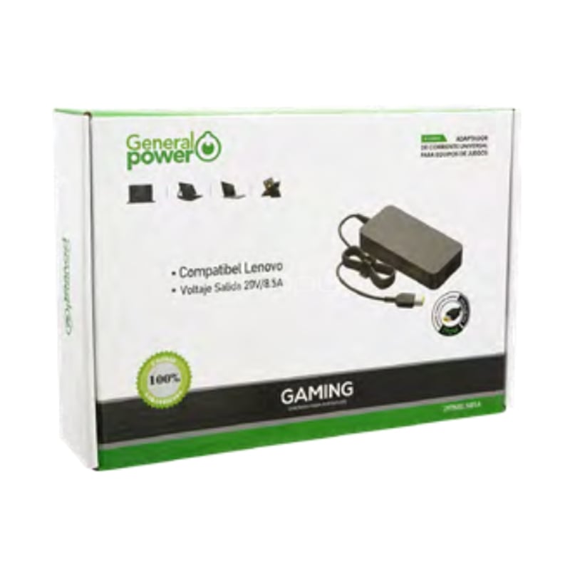 Cargador General Power para Notebook Gamer Lenovo (20V/8.5A)
