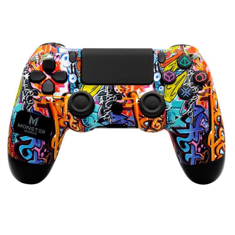 Joystick Inalámbrico Monster Games Stroke (Bluetooth, PS4, Doble Vibración)