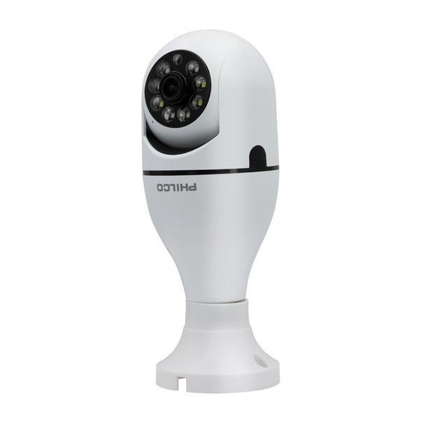 Cámara Wi-Fi Philco Tipo Ampolleta (Soquete E27, 2.0MP, H.265/20FPS, Ranura Micro SD)