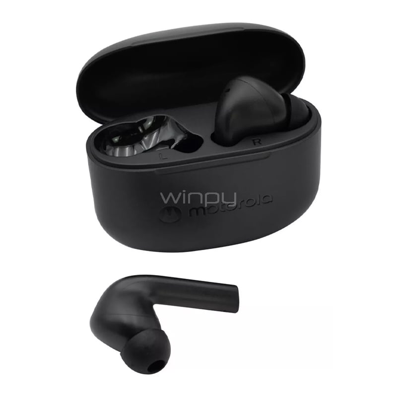 Audífonos Bluetooth Motorola Moto Buds 065 (True Wireless, IPX4, Negro)
