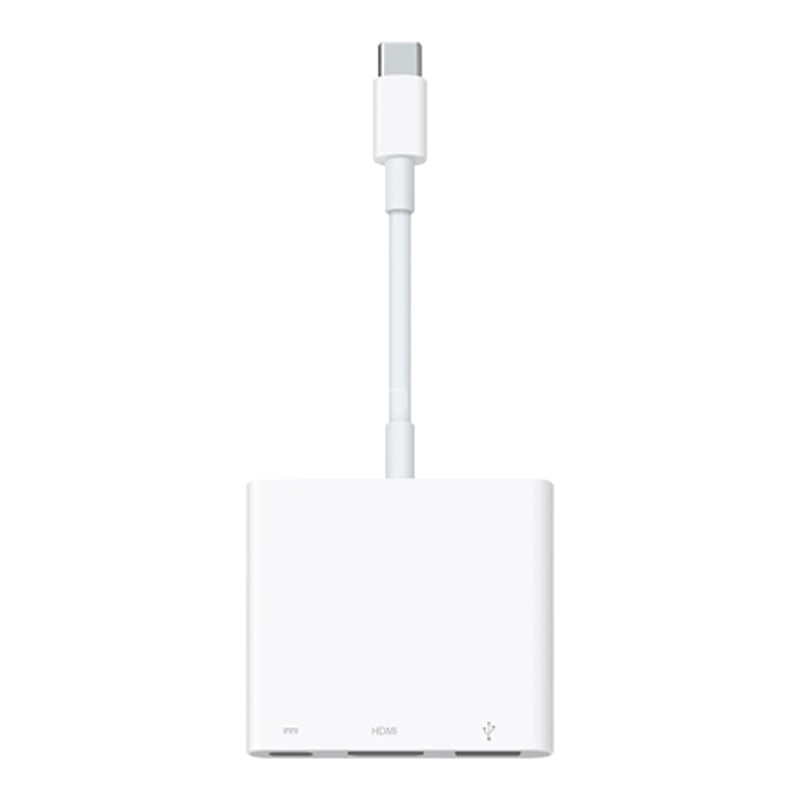 Adaptador Multipuerto Apple de USB-C a AV digital (HDMI, USB-C, USB-A)