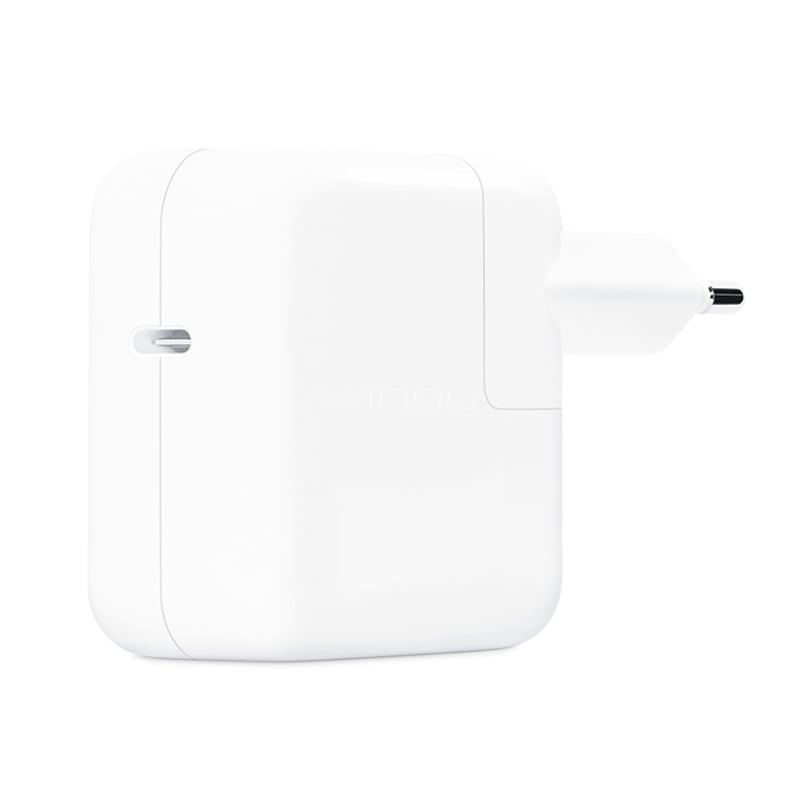 Cargador Original Apple USB-C de 30W (Compatible con MacBook, iPhone y iPad)
