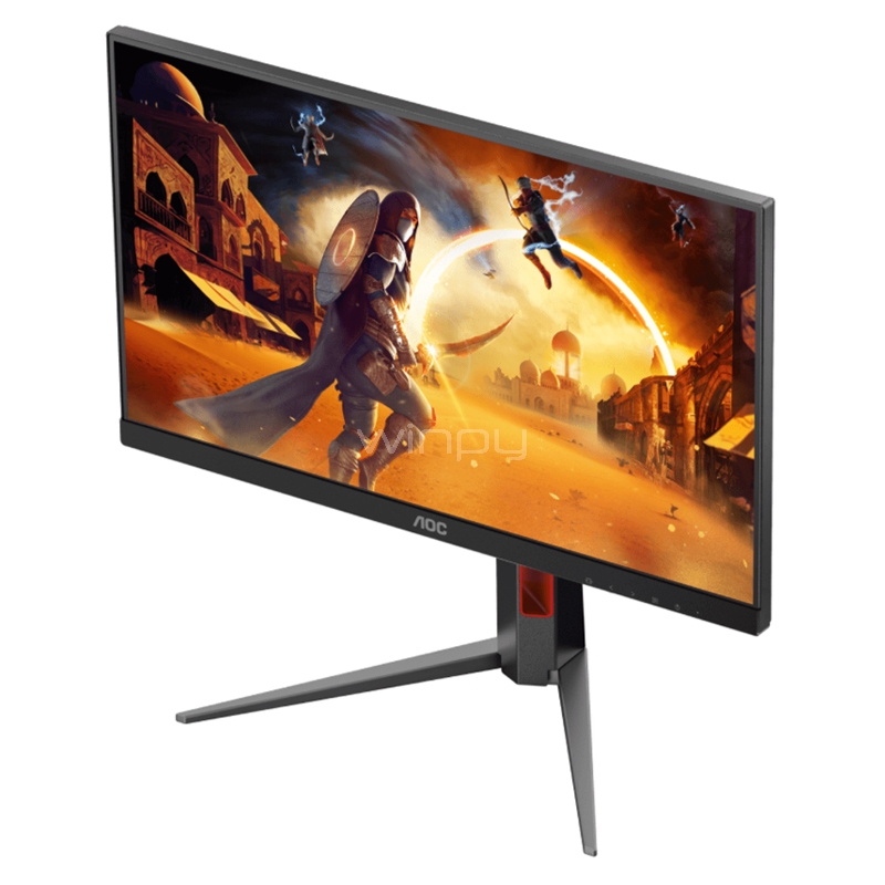 Monitor Gamer AOC 24G4 de 23.8“ (IPS, Full HD, 180Hz, 1 ms, HDMI, HDR10, G-Sync, Vesa)