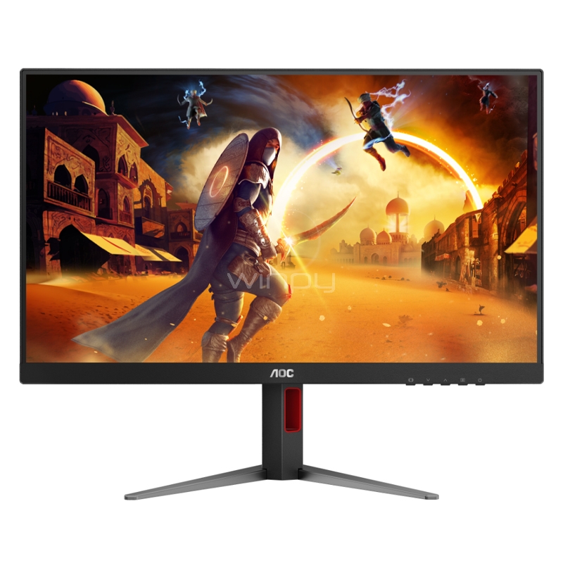 Monitor Gamer AOC 27G4 de 27“ (IPS, Full HD, 180Hz, 1 ms, HDMI, HDR10, G-Sync, Vesa)