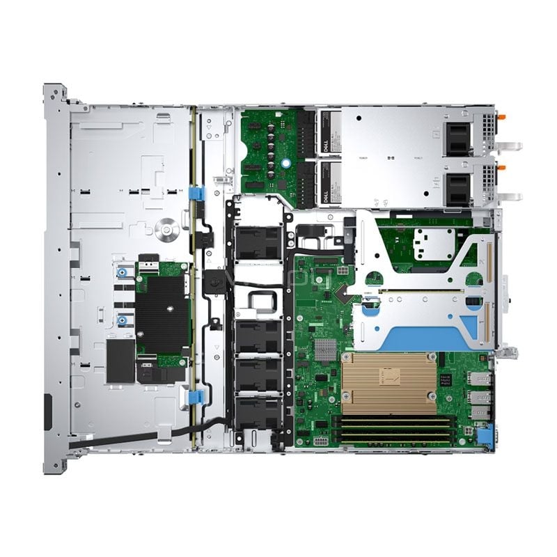 Servidor Dell PowerEdge R360 (Xeon E-2414, 32GB RAM, 2TB HDD, Fuente 600W x2, Rack 1U)