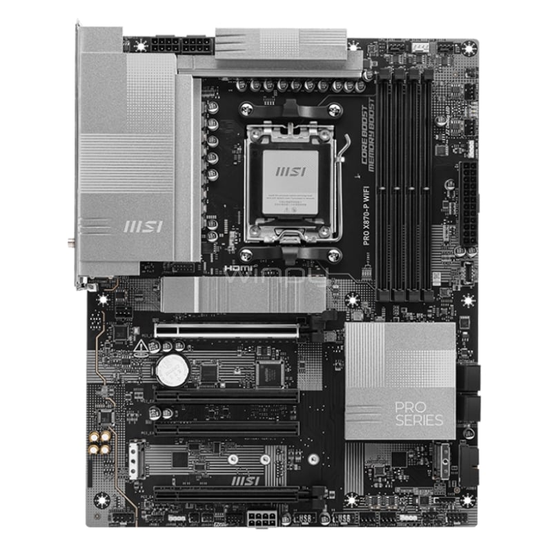 Placa Madre MSI PRO X870-P WIFI (AM5, DDR5 4800/8200+MHz, M.2 x3, ATX)