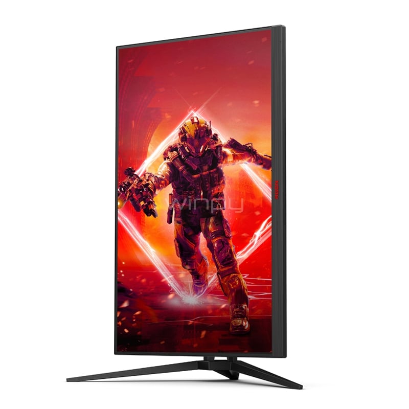 Monitor Gamer AOC AGON AG275QXE de 27“ (IPS, QHD, 170Hz, 1ms, DP+HDMI, HDR 400, FreeSync/G-SYNC, Vesa)