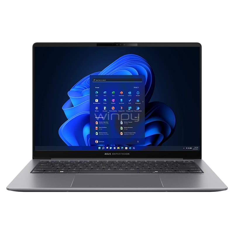 Notebook Asus ExpertBook P5 de 14“ (Ultra 7 258V, 32GB RAM, 1TB SSD, Win11 Pro)