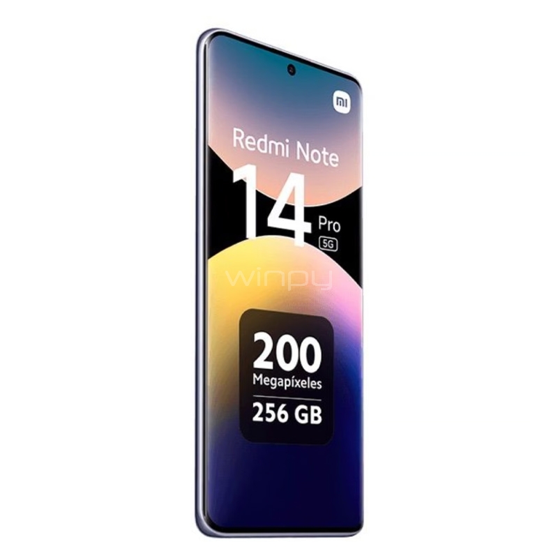 Celular Xiaomi Redmi Note 14 Pro 5G de 6.67“ (Octacore, 8GB RAM, 256GB Internos, Lavender Purple)