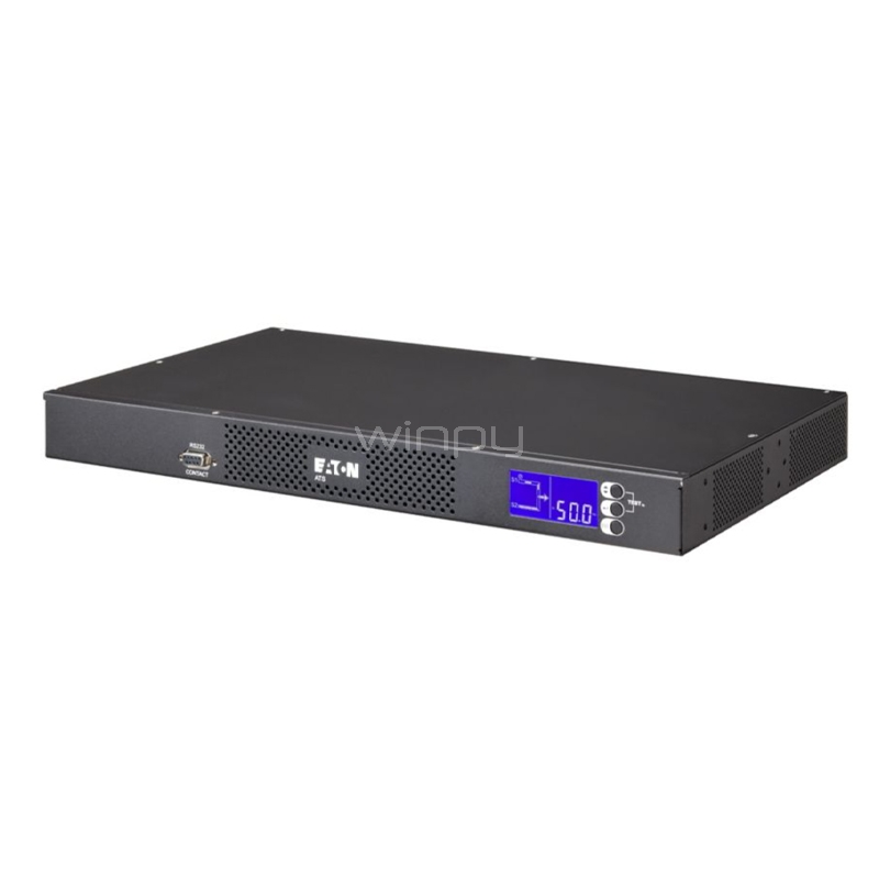 PDU Eaton EATS16 Monofásico de 3.8 kW (1 salida C19, 8 salidas C13, Rack 1U)