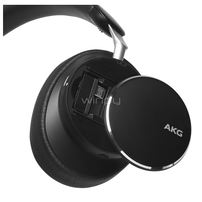 Audífonos Bluetooth AKG N9 Hybrid (Dongle USB-C, Sonido Hi-Res, Negro)