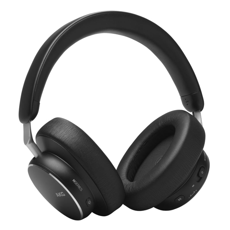 Audífonos Bluetooth AKG N9 Hybrid (Dongle USB-C, Sonido Hi-Res, Negro)