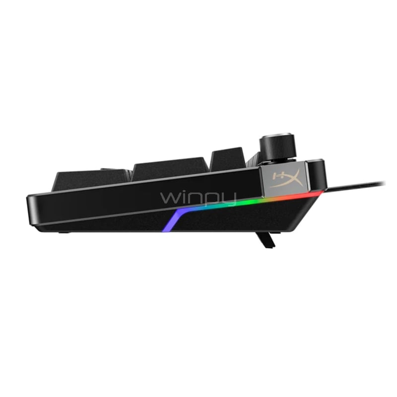 Teclado Mecánico HyperX Alloy Rise RGB (Switch Red Linear, Inglés, Negro)
