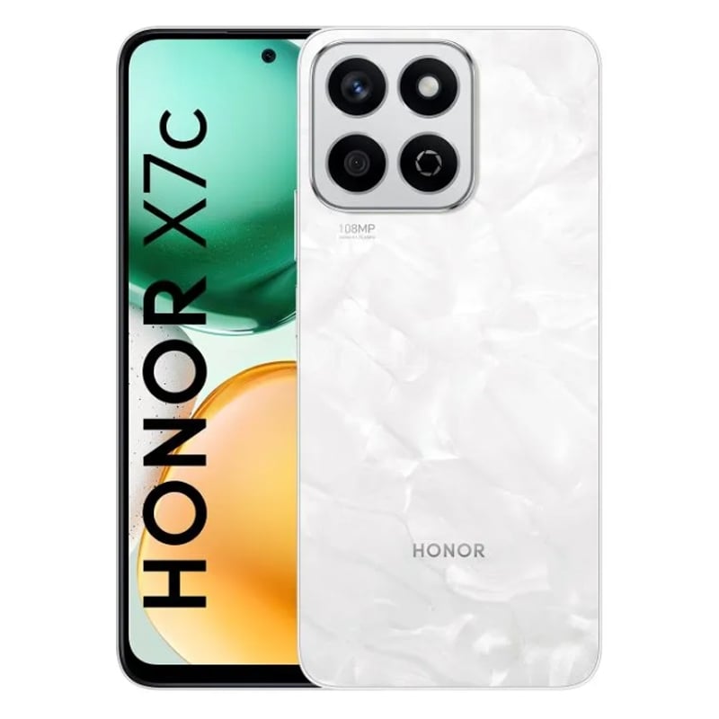 Celular Honor X7c de 6.7“ (Octacore, 8GB RAM, 256GB Internos, Blanco)